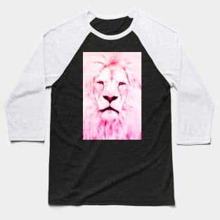 Lion Pink Baseball T-Shirt